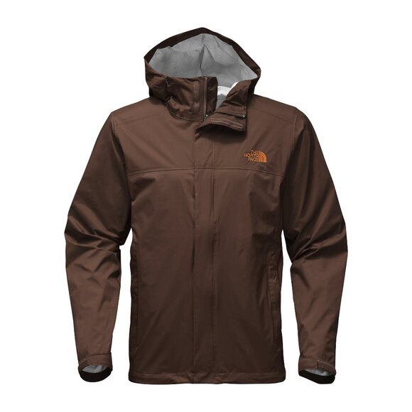 The North Face  Venture 2 Rain Jacket in Brunette Brown/Autumnal Orange - Picture 1 of 12